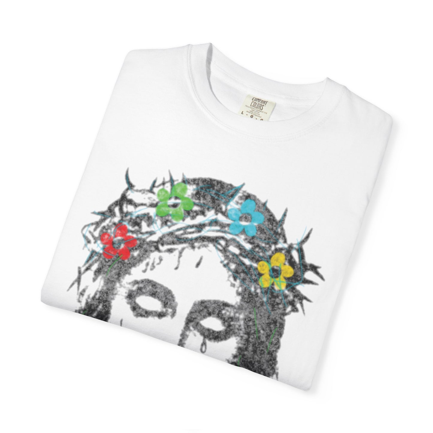 floral crown T-shirt