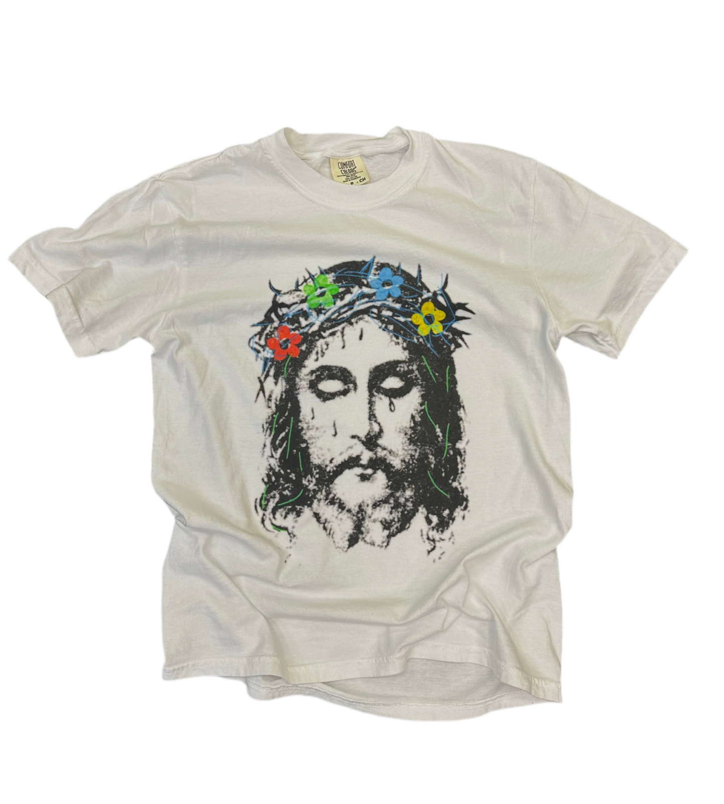 floral crown T-shirt
